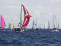 Beneteau Oceanis 473 'Mima' (SVN) catching up under Parasailor
