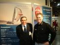 Jimmy Cornell and ISTEC's CEO Günther Wörl at Boot Düsseldorf