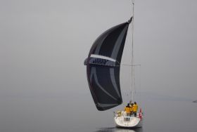 Parasail bei Leichtwind auf dem Bodensee